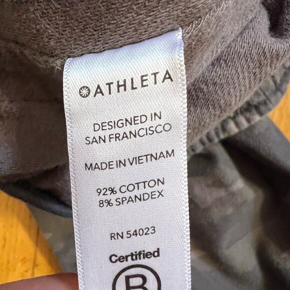 Athleta Pants Womens 4 Green Camo Jogger Sweatpants - Picture 6 of 11